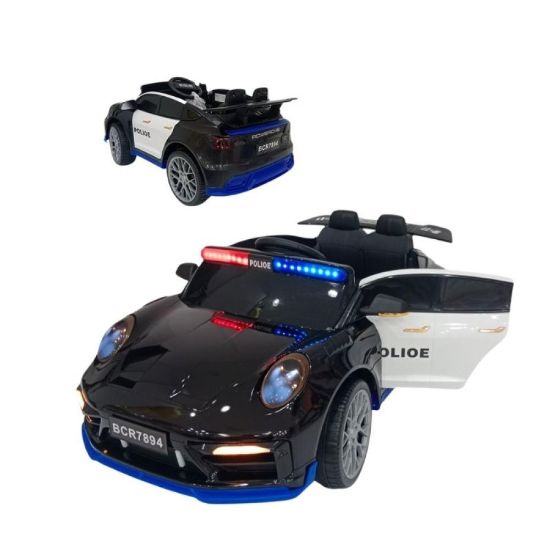 صورة سيارة شرطة أطفال كهربائية 12 فولت